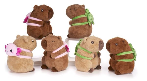 Capybara With Rucksack 2 Asst