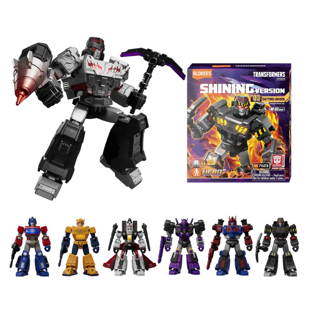 Blokees Transformers Plastic Model Kit Shining Version 03 Shattered Universe Blind Box