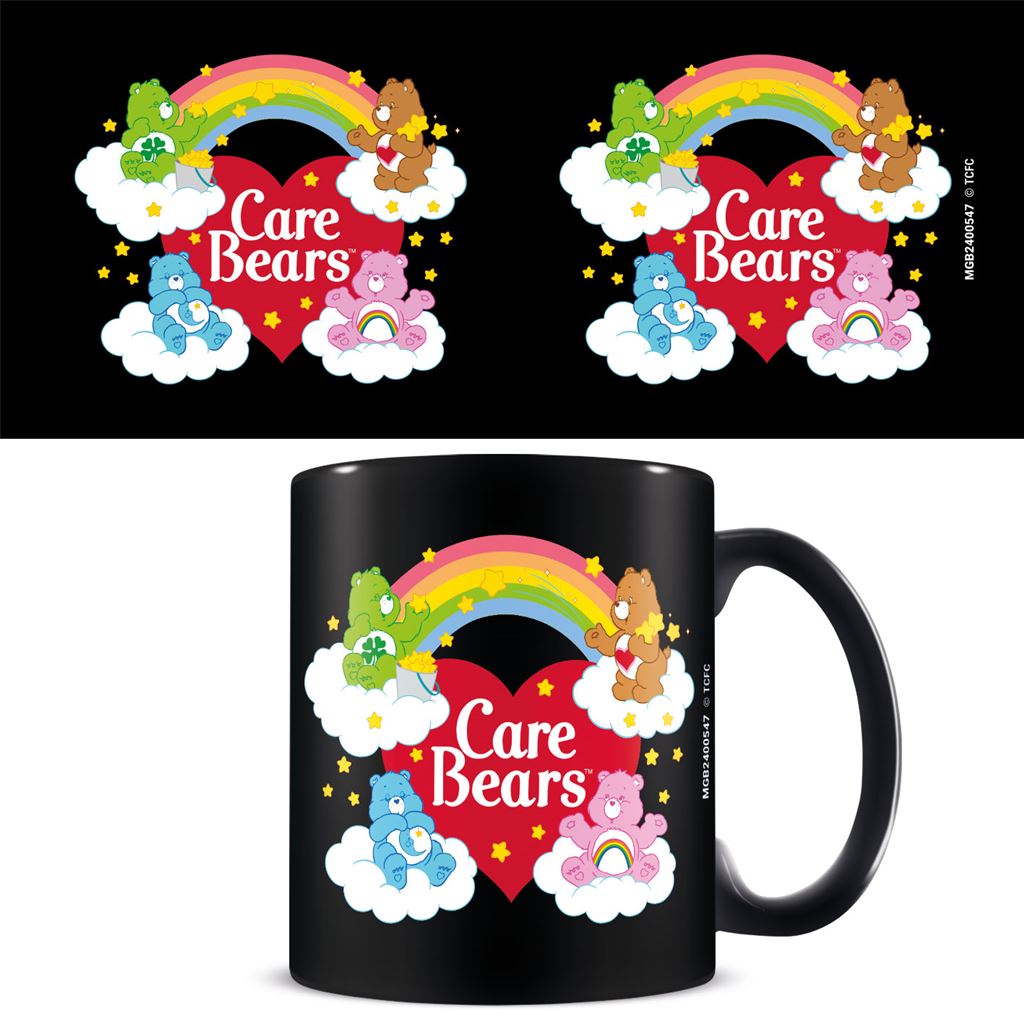 CARE BEARS (WE LOVE RAINBOWS) BLACK POD MUG