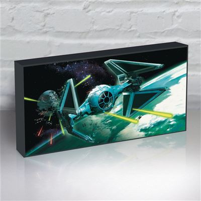 Star Wars (Tie Interceptor) Letterbox Light Up Canvas