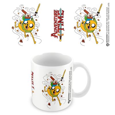 Adventure Time (Leaves) White Pod Mug