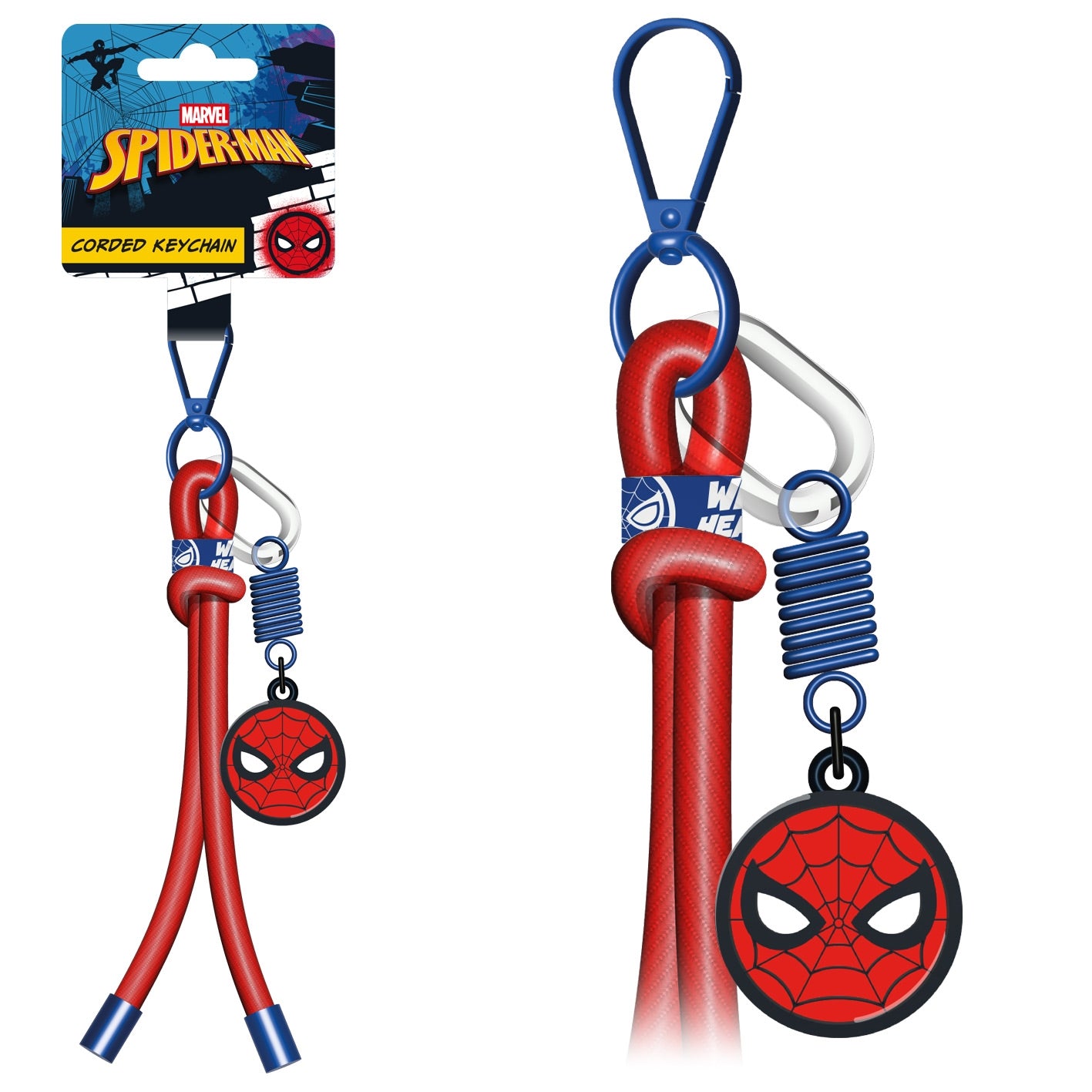 SPIDER-MAN (WEBHEAD) CORD KEYCHAIN