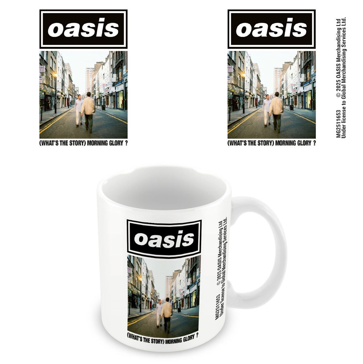 OASIS (WHAT'S THE STORY MORNING GLORY) WHITE POD MUG