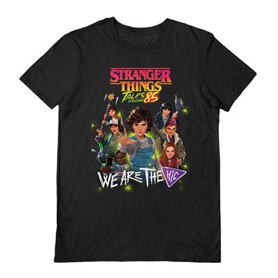 Stranger Things Tales From '85 (We Are The Hic) Black Unisex T-shirt