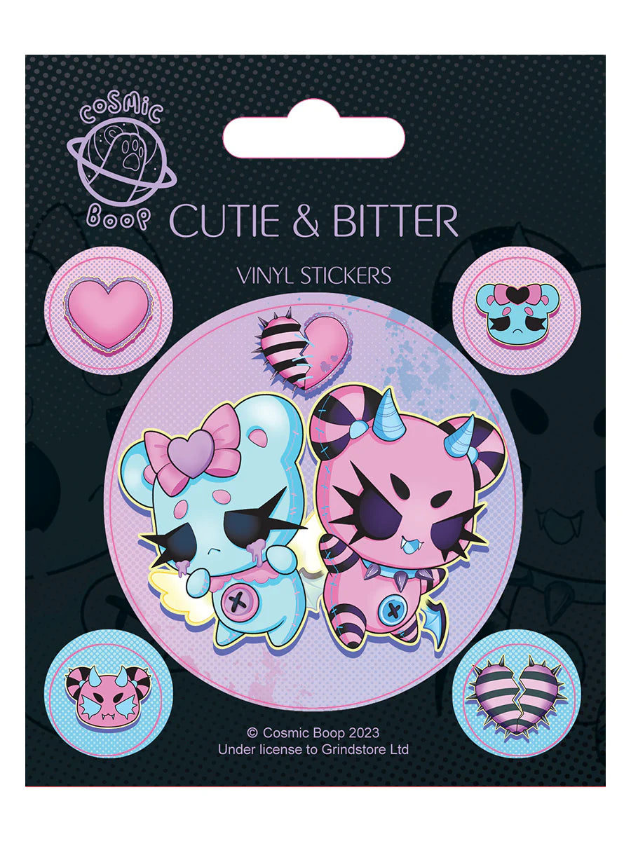 Vinyl Stickers - Cosmic Boop Cutie & Bitter