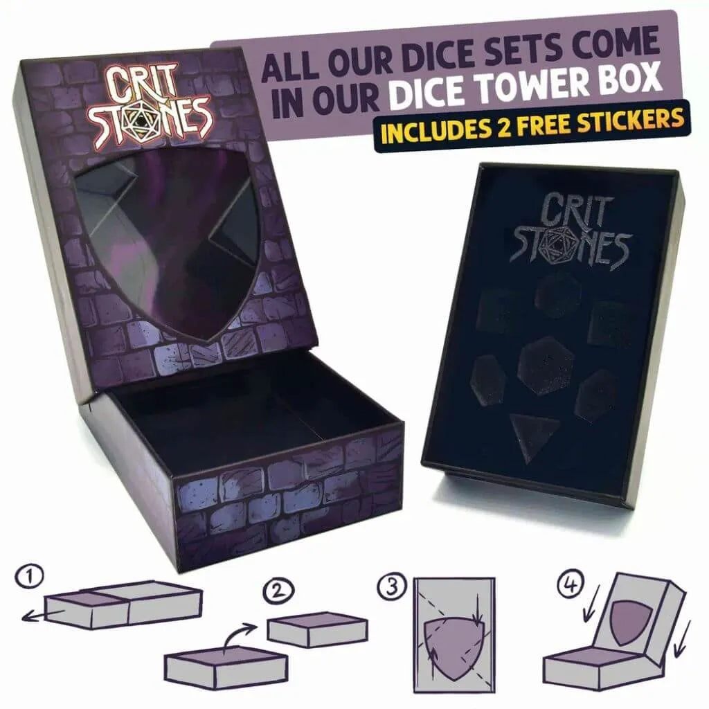 Alchemist’s Tangle Metal RPG Dice Set