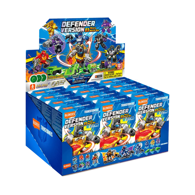 Blokees Transformers Defender Version 03 Heavy Metal War
