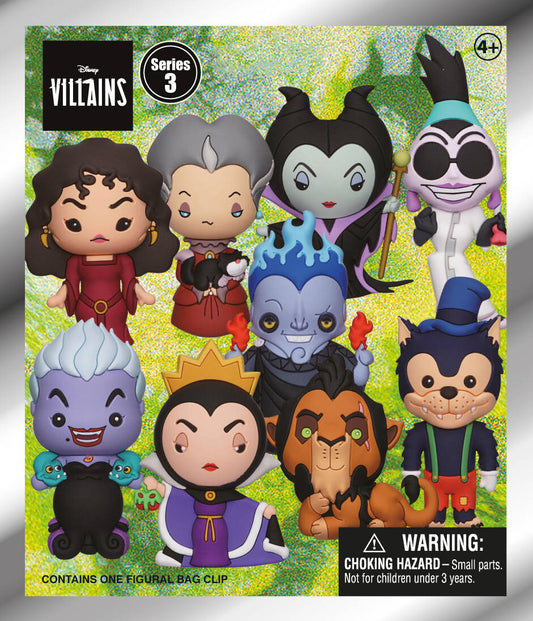 Disney's Villains - Series 3 Bag Clips Blind Bag