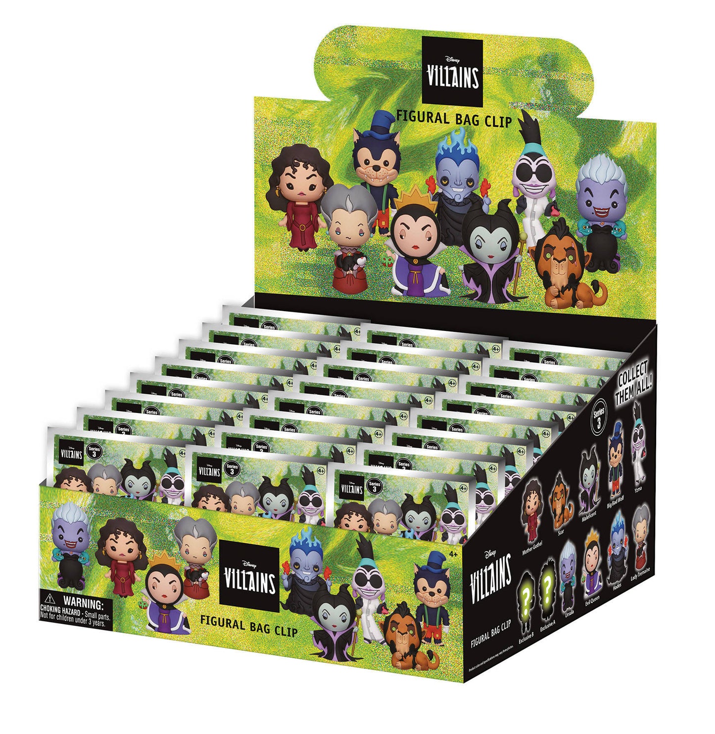 Disney's Villains - Series 3 Bag Clips Blind Bag