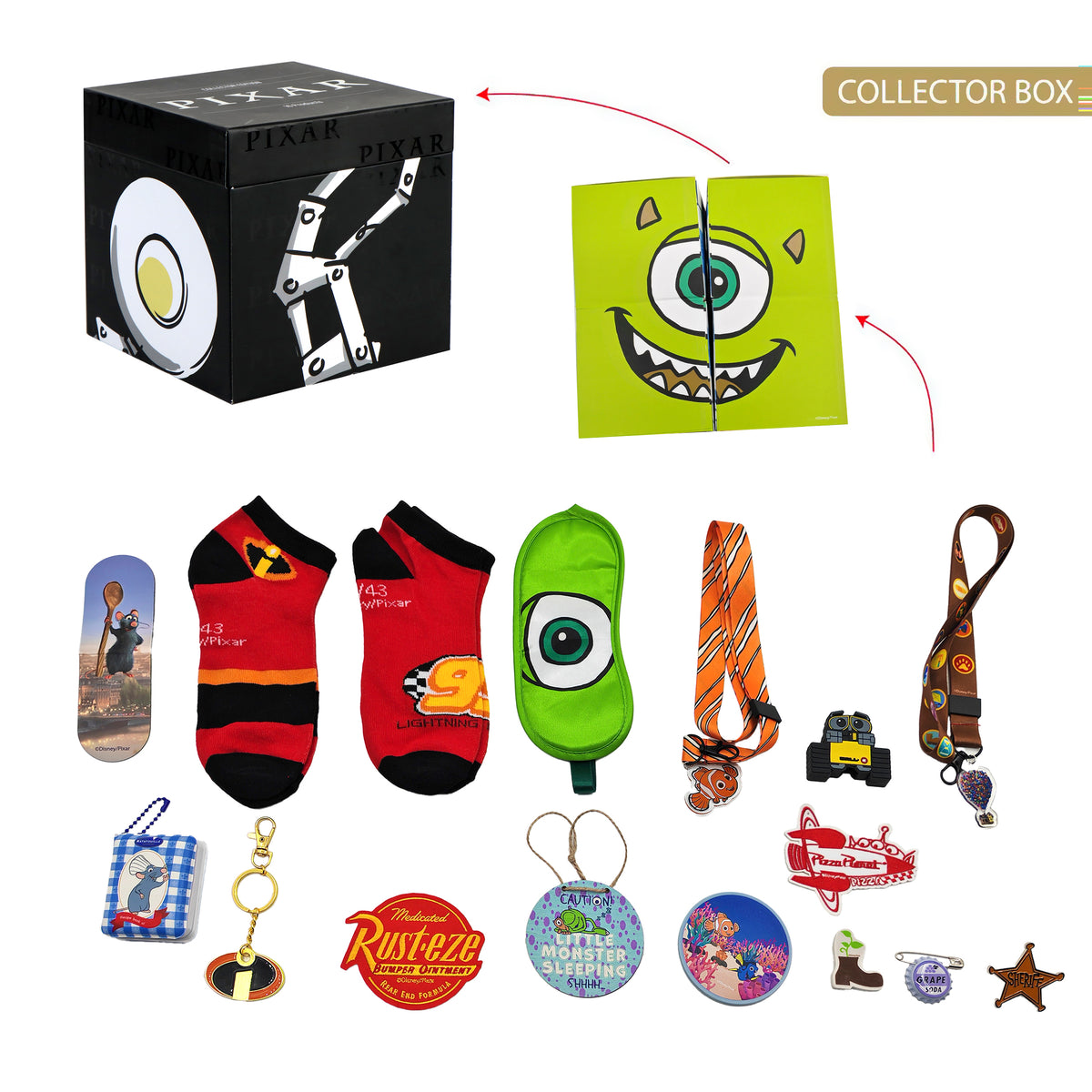 PIXAR COLLECTORS ACCESSORIES SET