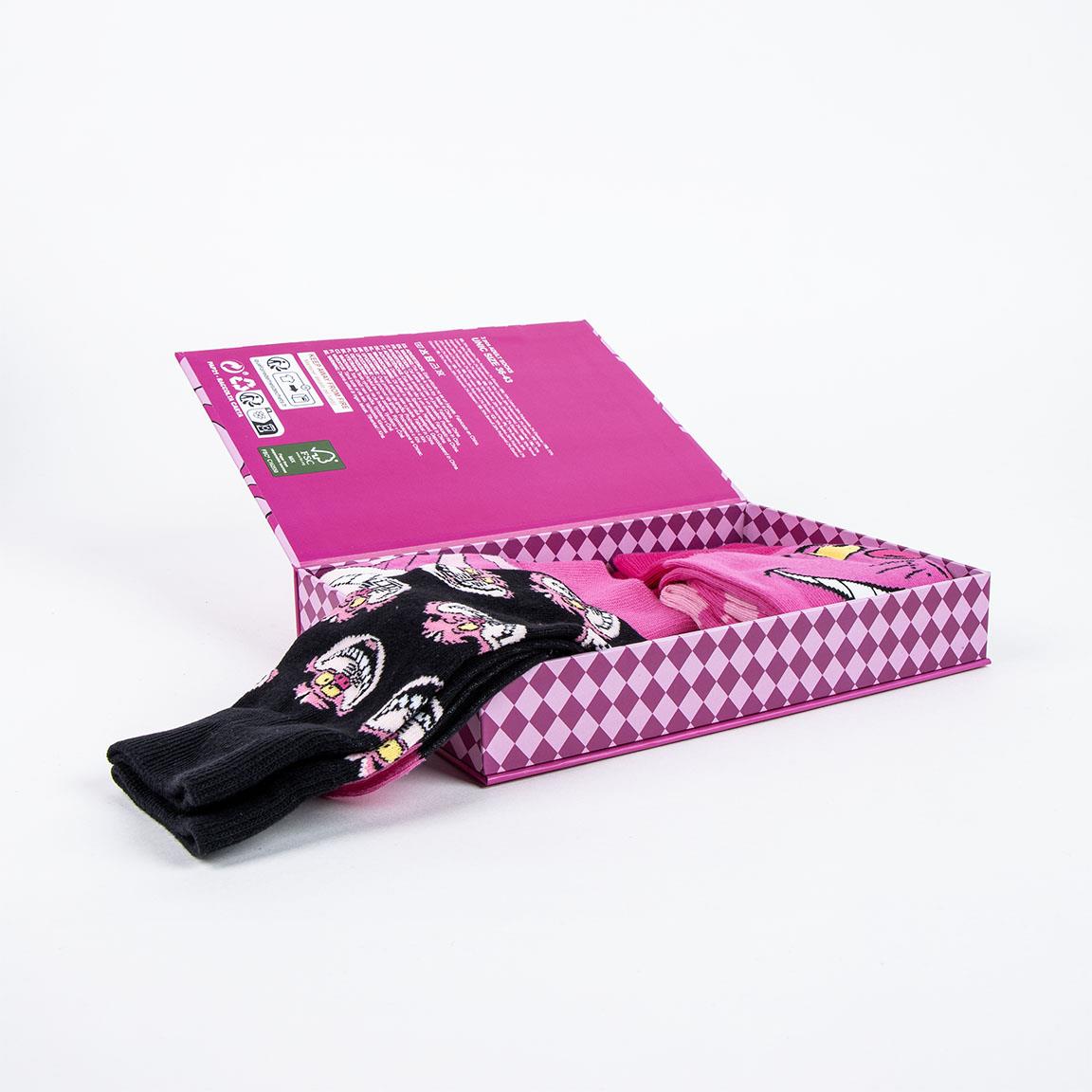 3 PIECES SOCKS SET DISNEY CHESHIRE CAT