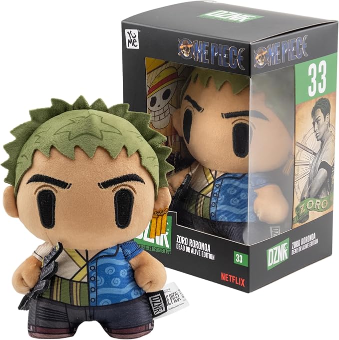 YuMe DZNR One Piece Plush Toy - Zoro 7"