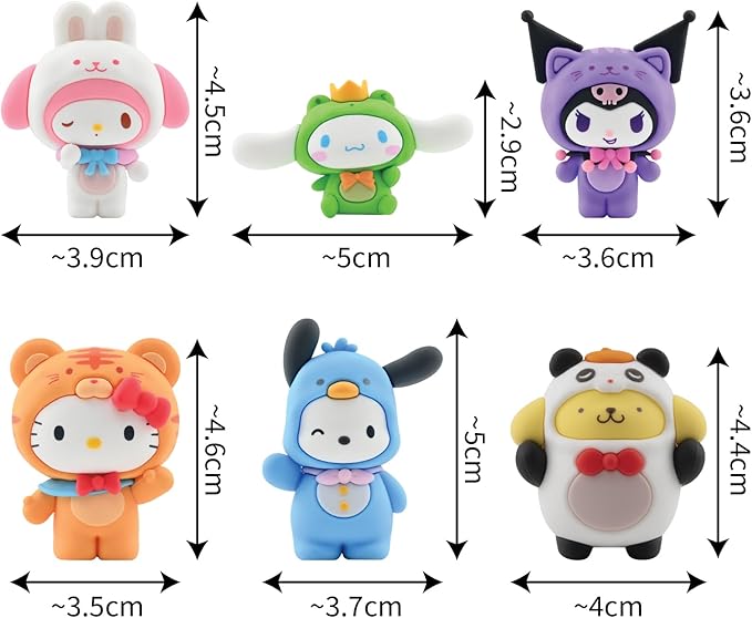 YuMe Hello Kitty and Friends 5cm Mini-Doll Forest Friends Series