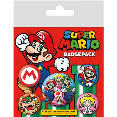 Super Mario (Mario) Badge Pack