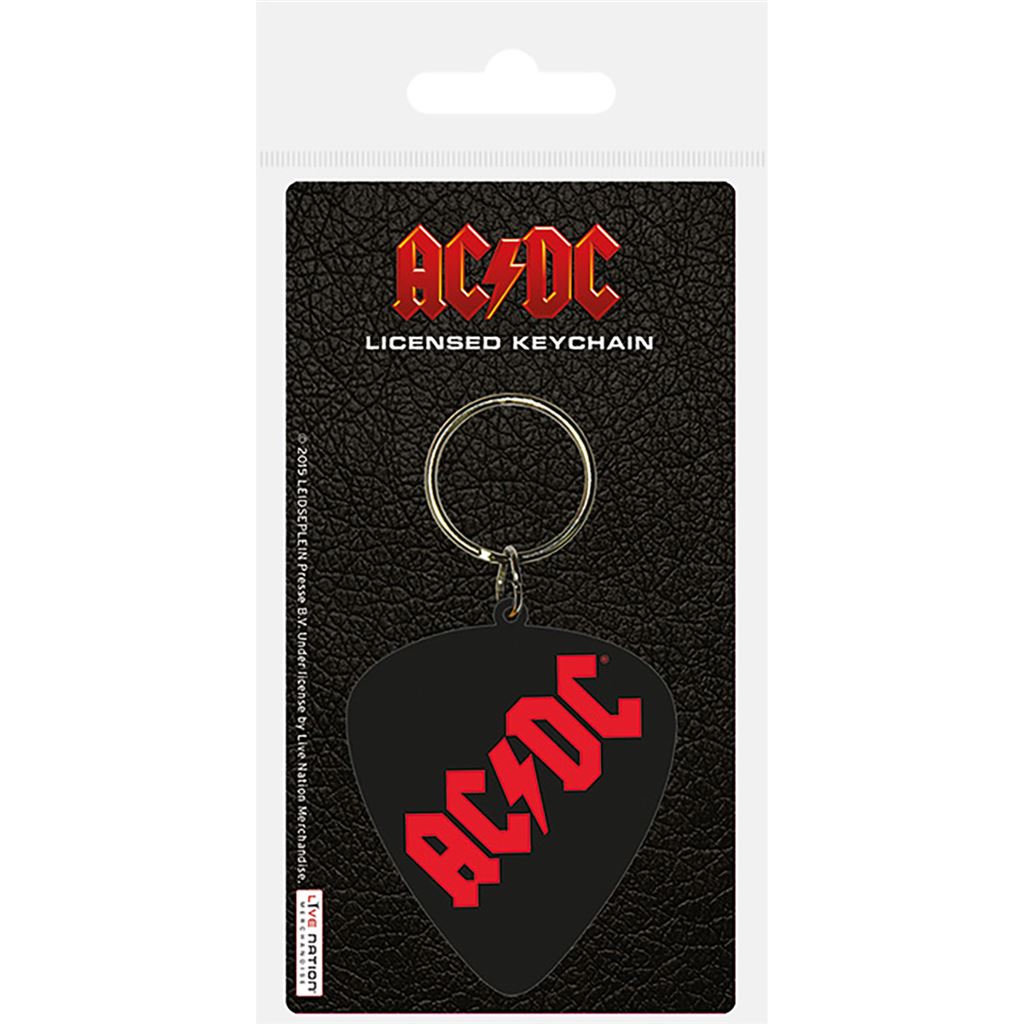 AC/DC (PLECTRUM) PVC KEYCHAIN (POLYBAG