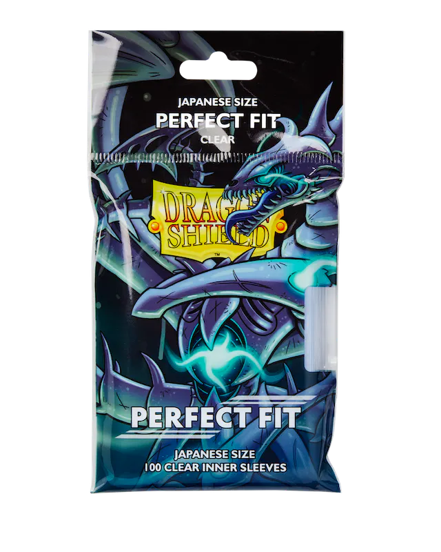Japanese Size Dragon Shield - Perfect Fit Sleeves 100pk - Clear