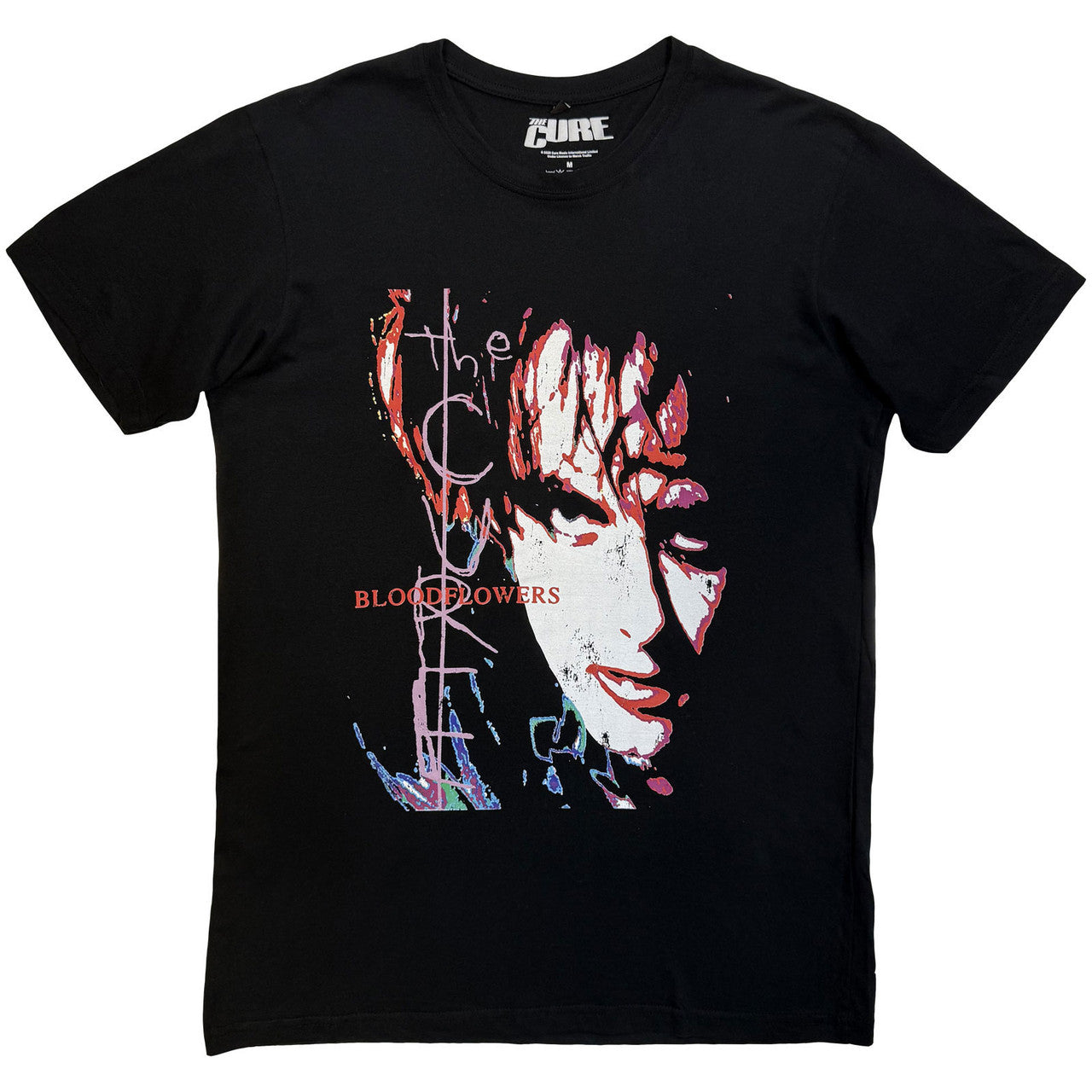The Cure Unisex Premium Carbon T-Shirt: Bloodflowers Tour '00 (Black) (Back Print)