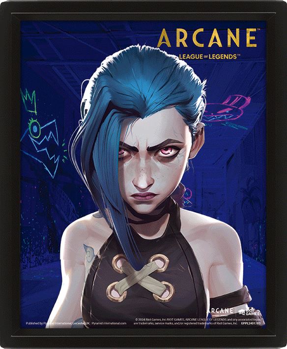 Arcane (Jinx-vi) 3d Lenticular (Loose)