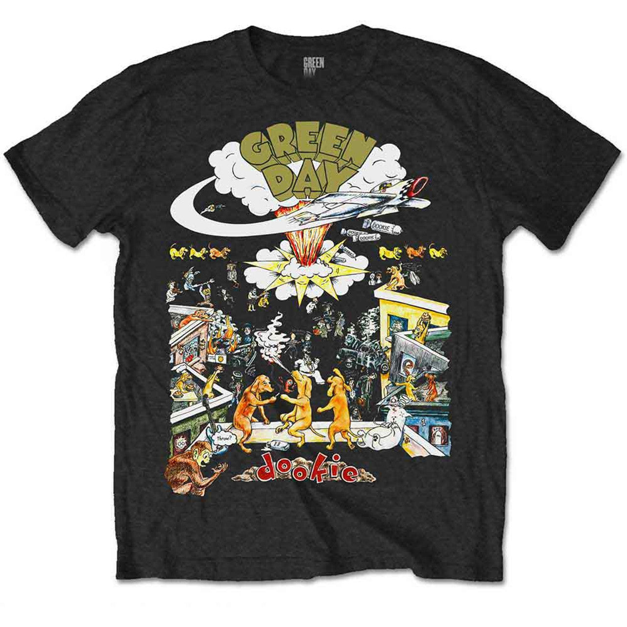 Green Day Unisex T-Shirt: 1994 Tour (Black)