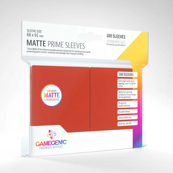 Gamegenic - Matte Prime Standard Size Sleeves (100)