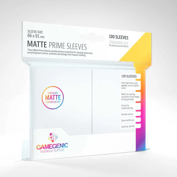 Gamegenic - Matte Prime Standard Size Sleeves (100)