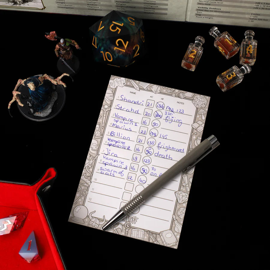 D&D Initiative Pad