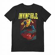 INVINCIBLE (REFLECTION) BLACK UNISEX T-SHIRT