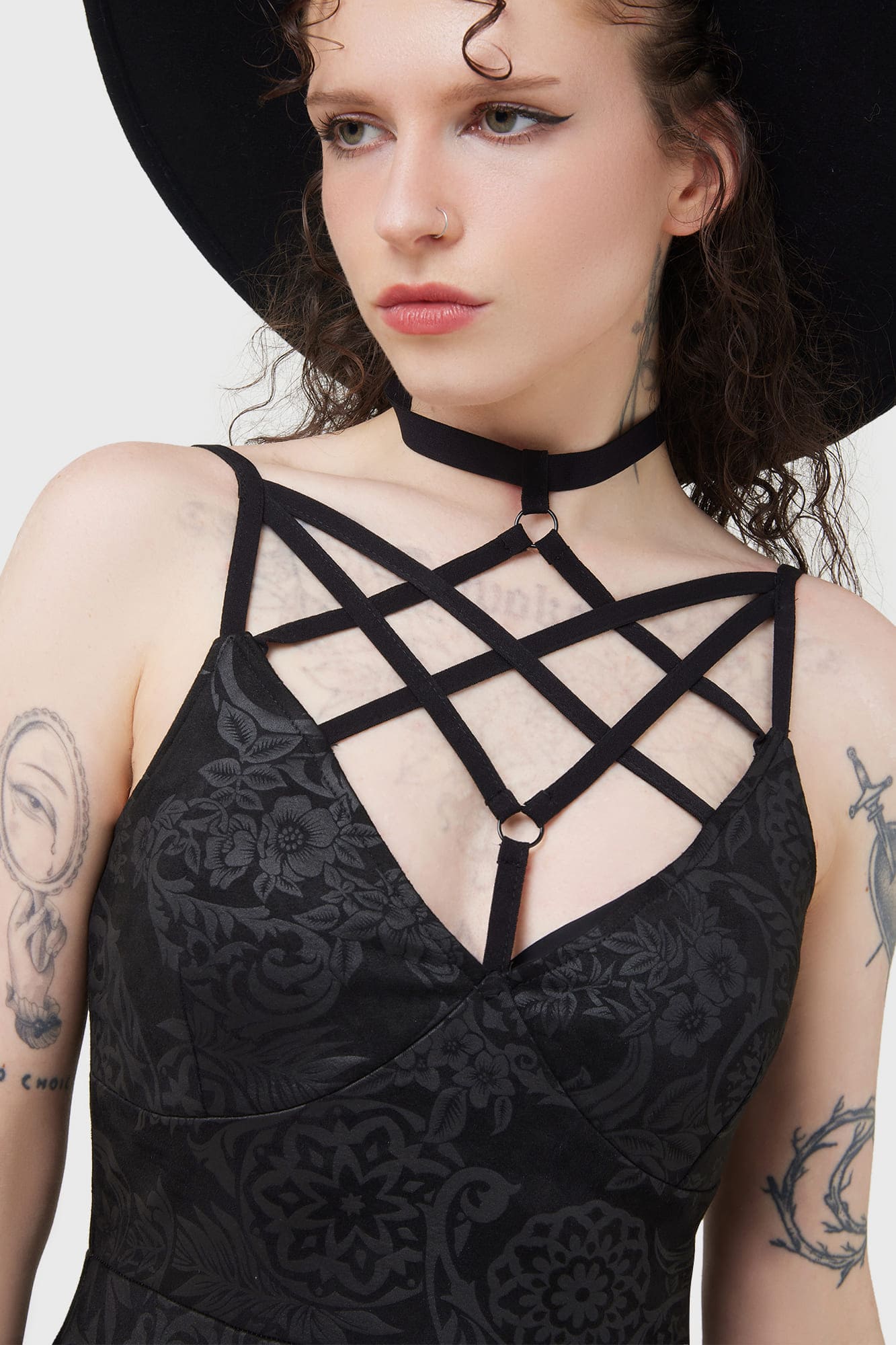 Killstar - Magica Skater Dress Black Lily