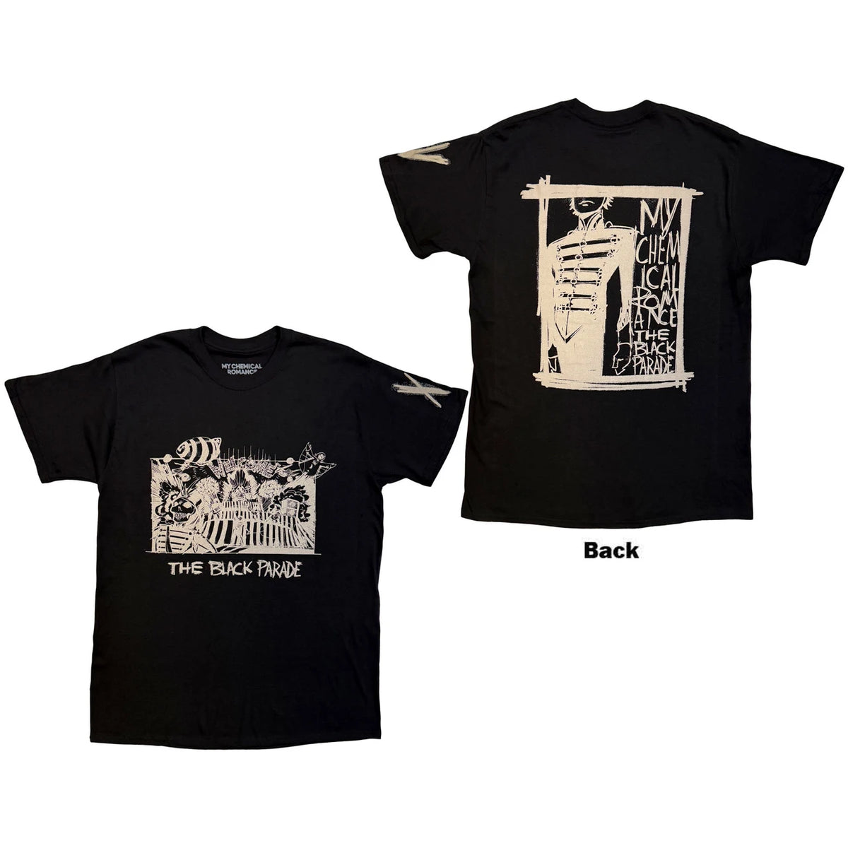 My Chemical Romance Unisex T-Shirt: XV Parade Fill (Black)