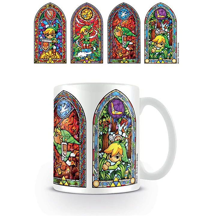 The Legend of Zelda(Stained Glass) 11oz/315ml White Mug