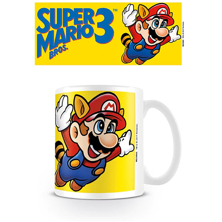 Super Mario (Super Mario Bros 3) 11oz/315ml White Mug