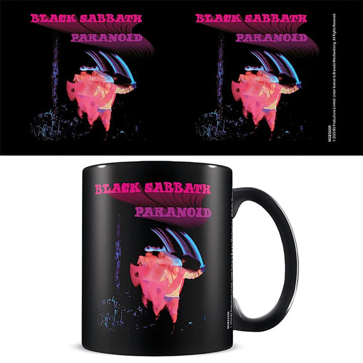 Black Sabbath (Paranoid) 11oz/315ml Black Mug