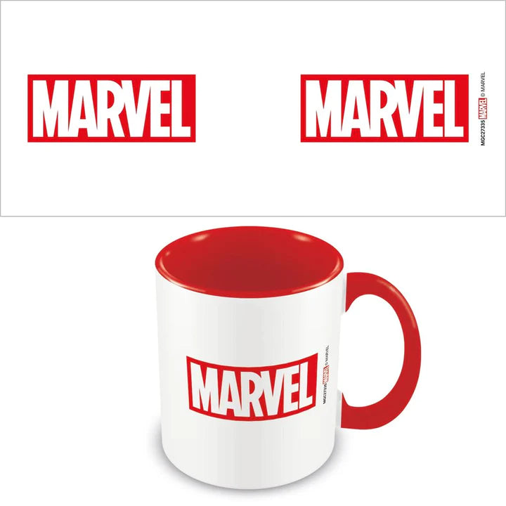 Marvel (Logo) Red 11oz/315ml Coloured Inner Mug