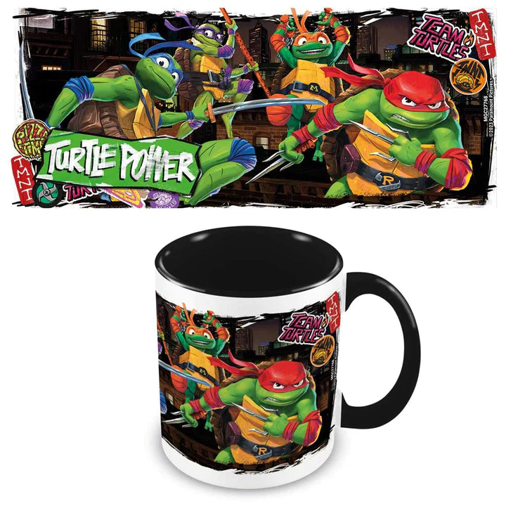 Teenage Mutant Ninja Turtles: Mutant Mayhem (Turtle Power) Black 11oz/315ml
