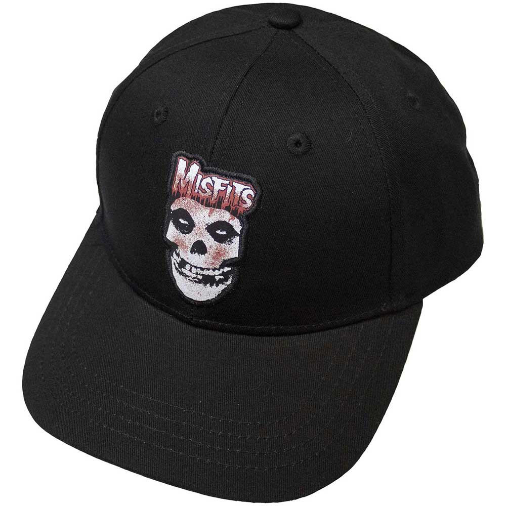Misfits Unisex Baseball Cap: Blood Drip Skull (Black)