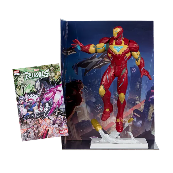 Marvel Rivals: 1/6 Scale Statue & Comic: Iron Man