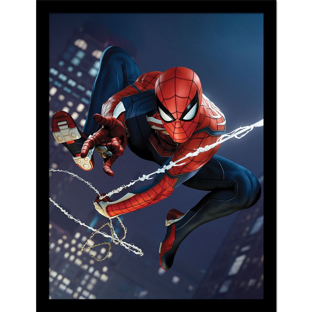 SPIDER-MAN (NIGHT) COLLECTOR PRINT (FRAMED)