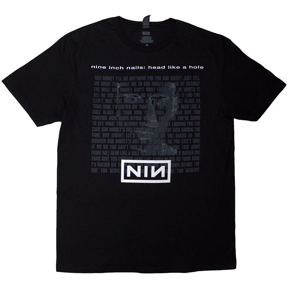 Nine Inch Nails Unisex T-Shirt: Head Like A Hole