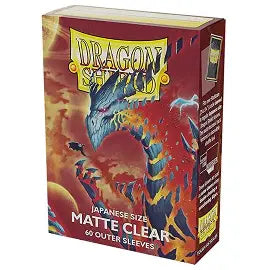 Dragon Shield - Japanese Size Outer Sleeves (60) : Matte Clear