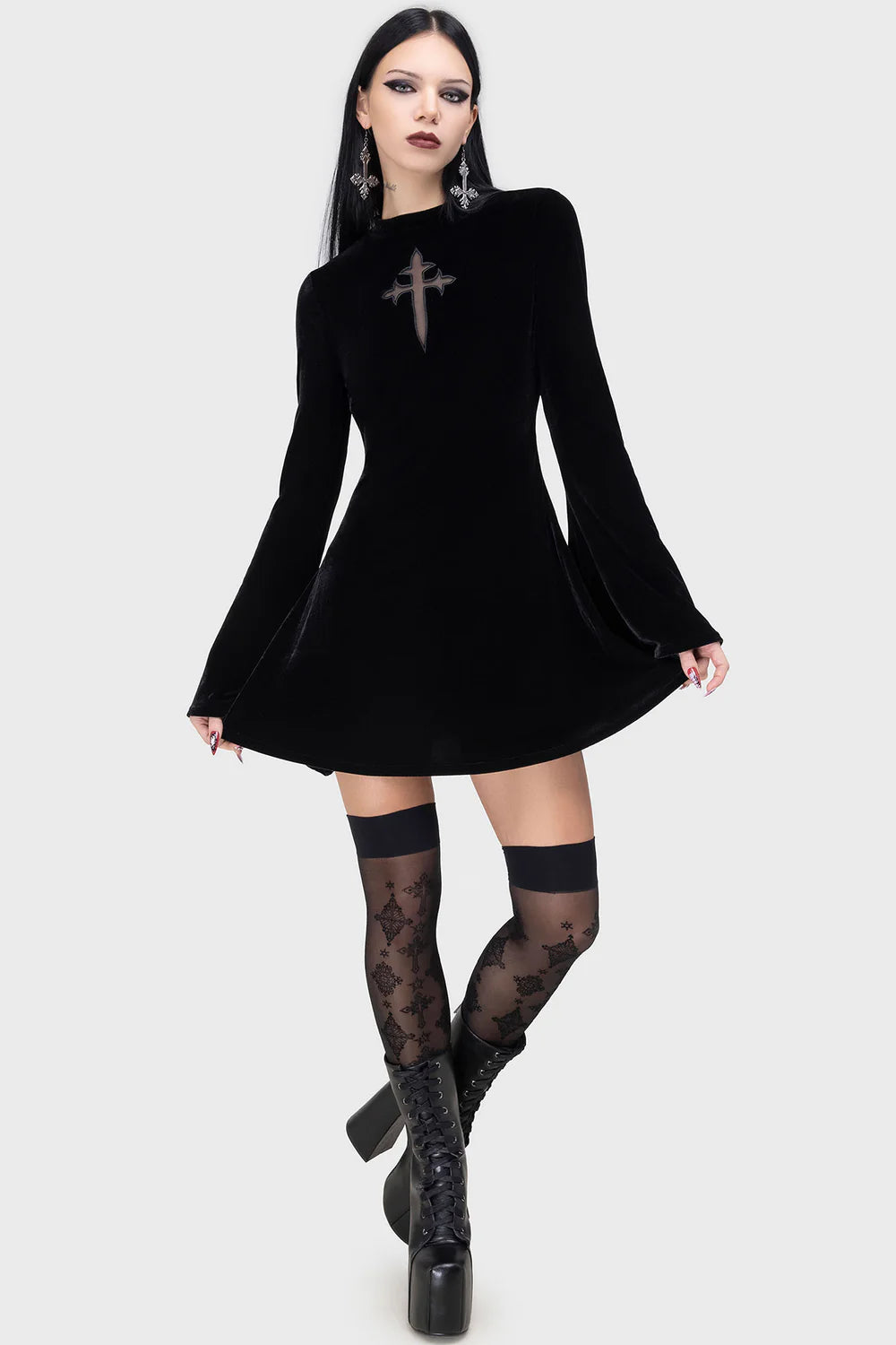 Killstar - Serenade Of Shadows Mini Dress