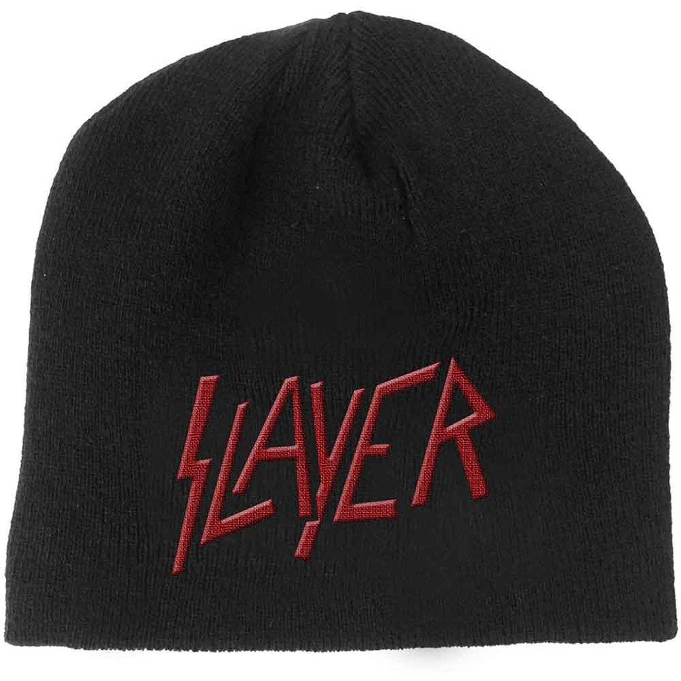 Slayer Unisex Beanie Hat: Logo (Black)