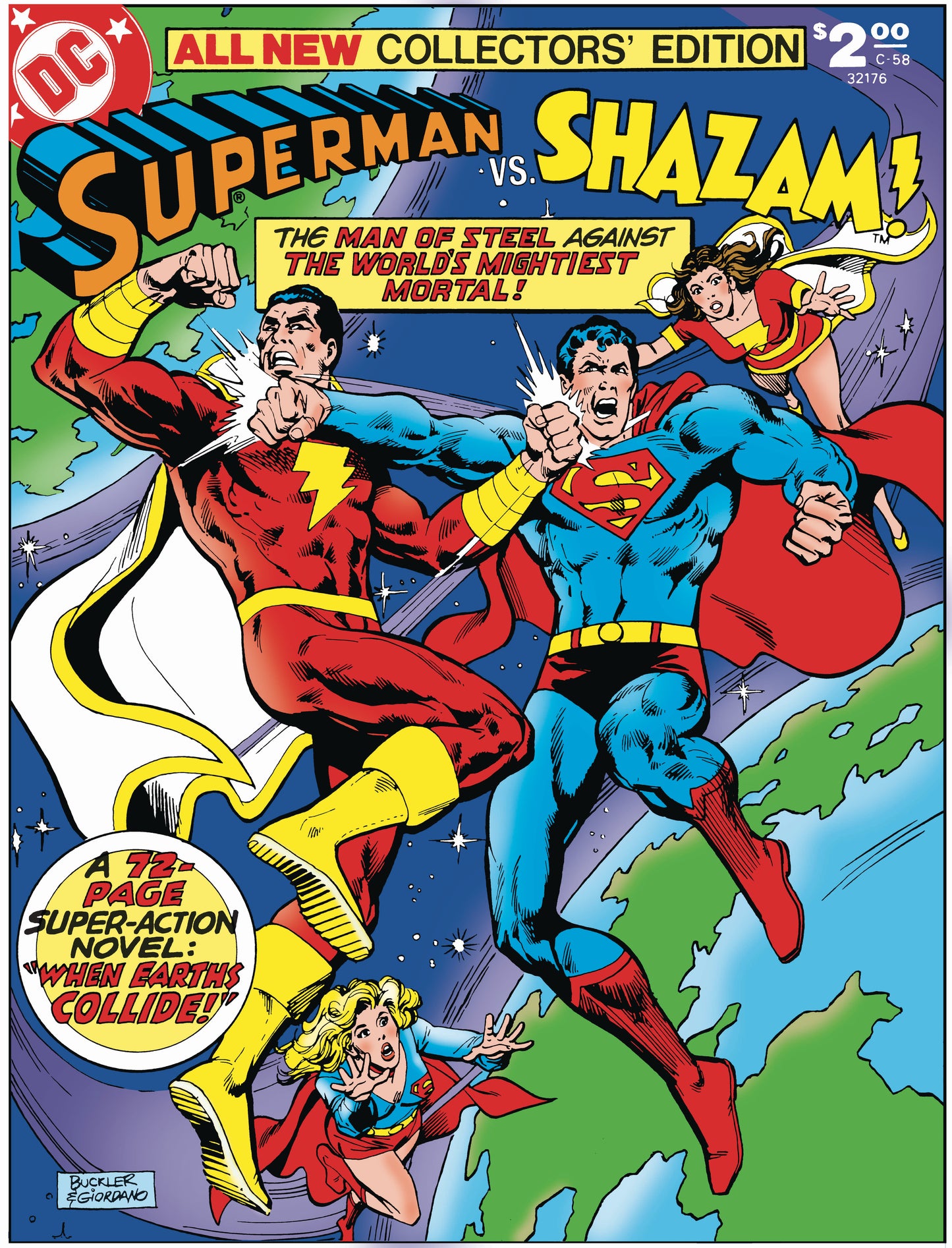 ANCE #58 SUPERMAN VS SHAZAM FACSIMILE EDITION CVR A