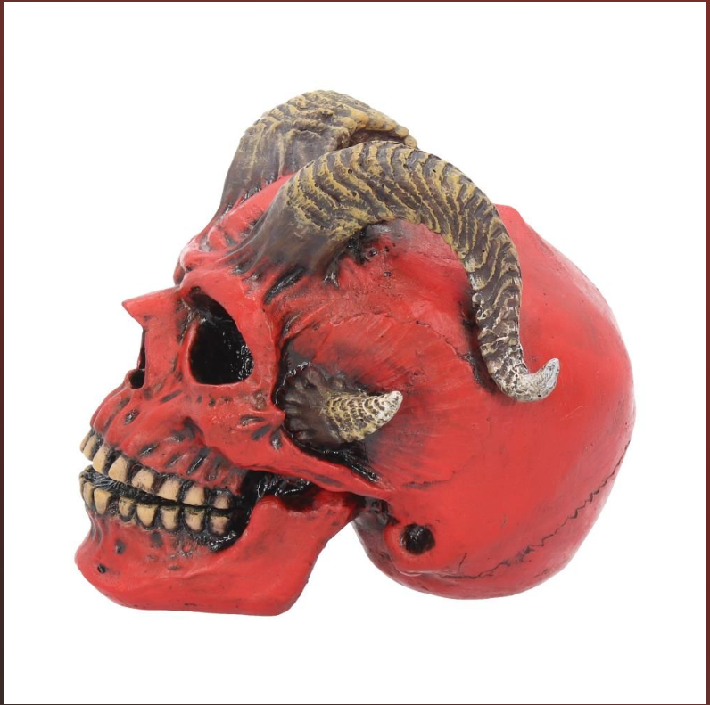 Tenacious Beelzeboss Demon Skull Ornament 13.3cm