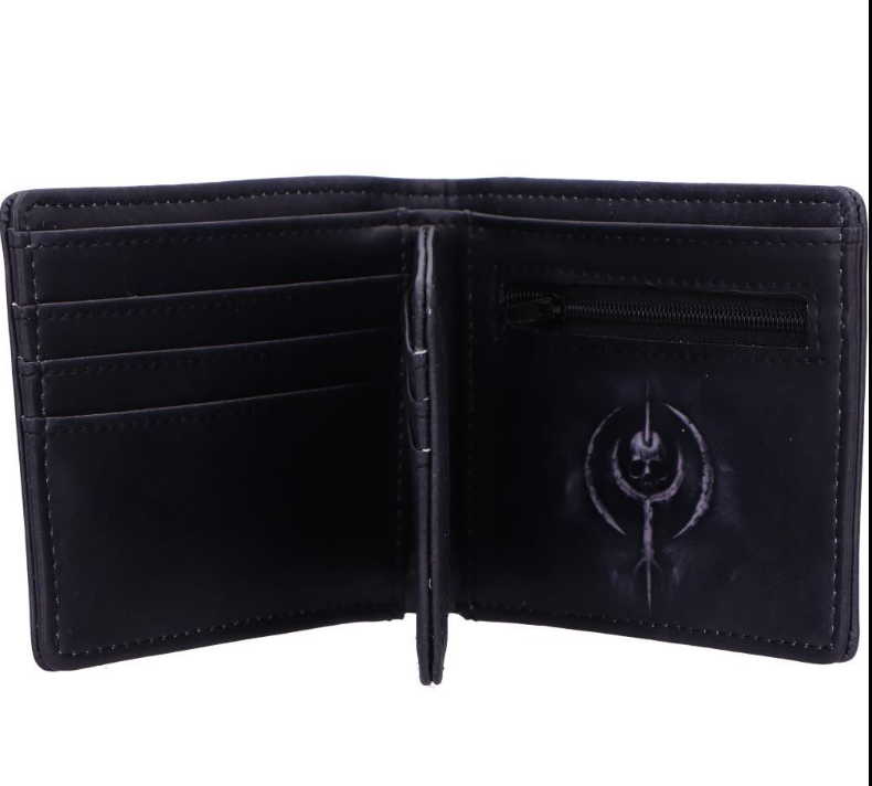The Dark Augury Embossed Wallet 9.5cm