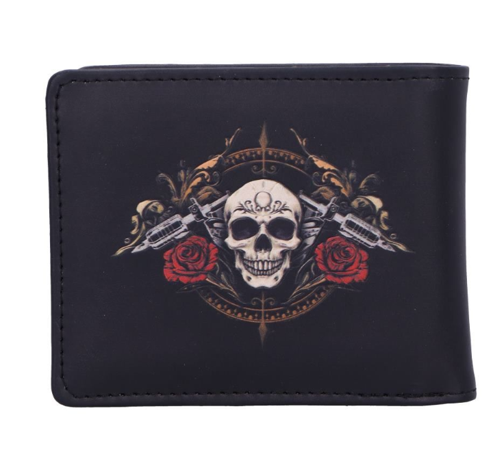 Retro Tattoo Studio Embossed Wallet 9.5cm