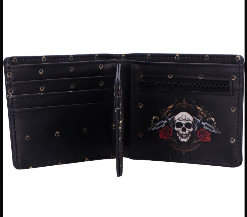 Retro Tattoo Studio Embossed Wallet 9.5cm