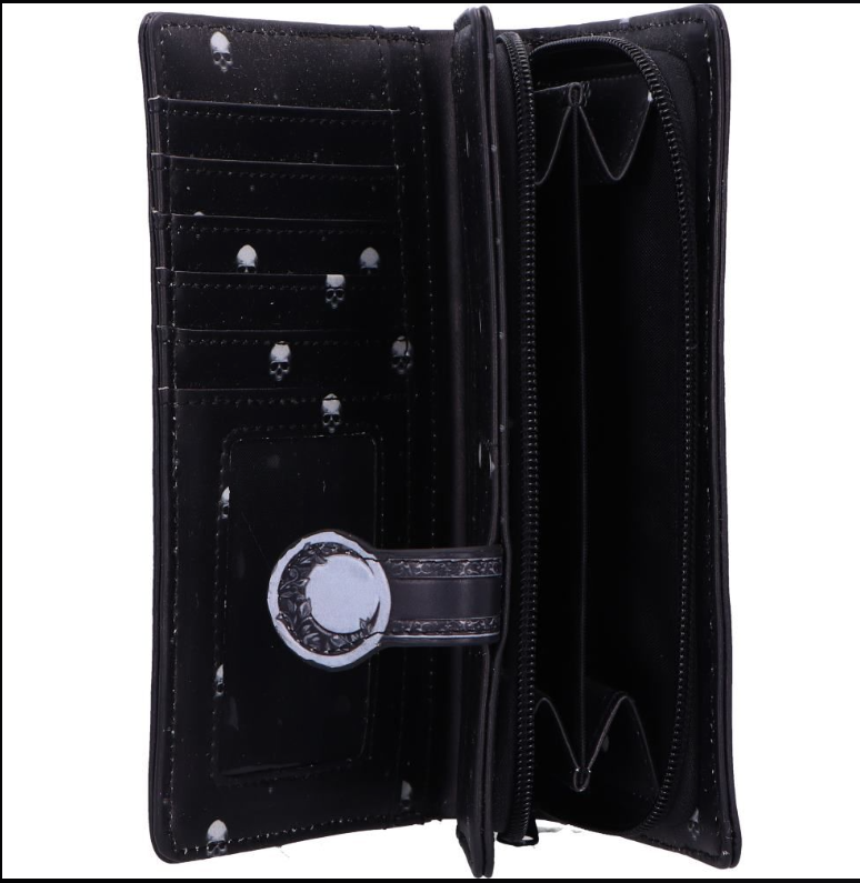 Skeleton Tarot Embossed Purse