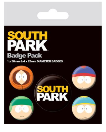 SOUTH PARK (FACES) BADGE PACK