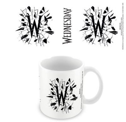 WEDNESDAY SEASON 2 ( W LOGO) WHITE POD MUG