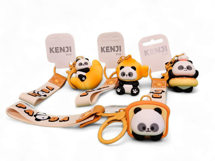 Mima Hard Panda Bakery Keyring